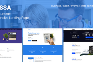 Sport, & Promo Landing Page